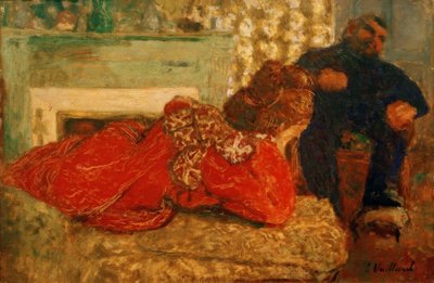 The Red Robe by Edouard Vuillard